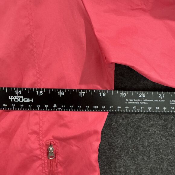 Nike Jacket Women's Medium Pink Full Zip Windbreaker Running Reflective Pockets - Picture 4 of 8